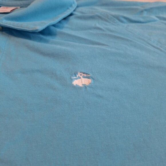 Brooks Brothers 346 Men's Size Large Short Sleeve Turquoise‎ Polo Golf Preppy - Picture 4 of 9
